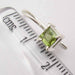 Cercei Argint 925 cu Peridot, 1.6 cm lungime