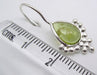 Cercei Argint 925 cu Peridot, 2.8 cm lungime