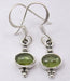 Cercei Argint 925 cu Peridot, 2.9 cm lungime