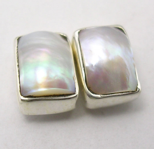 Cercei Argint 925 cu Perla Fresh Water, 0,8 cm lungime