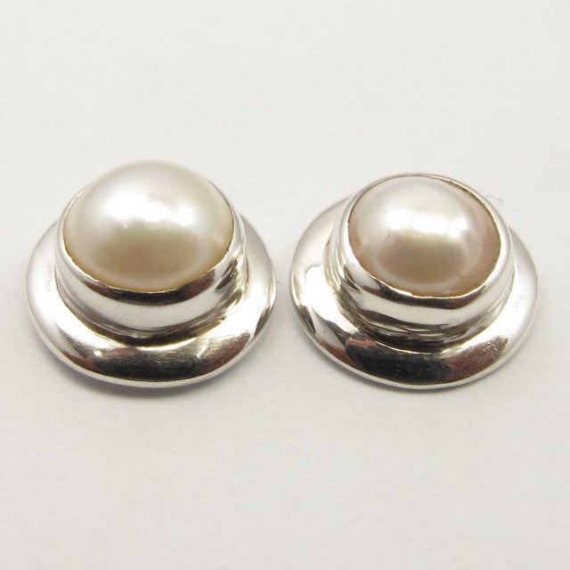 Cercei Argint 925 cu Perla Fresh Water, 0.9 cm lungime