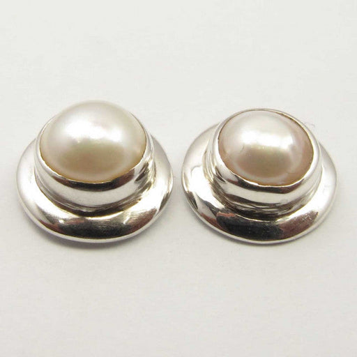 Cercei Argint 925 cu Perla Fresh Water, 0.9 cm lungime