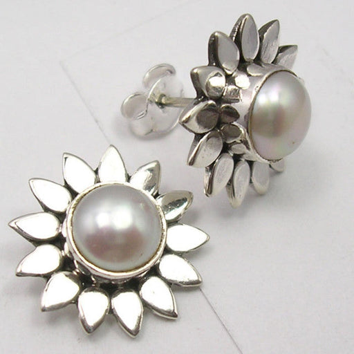 Cercei Argint 925 cu Perla Fresh Water, 1.5 cm lungime