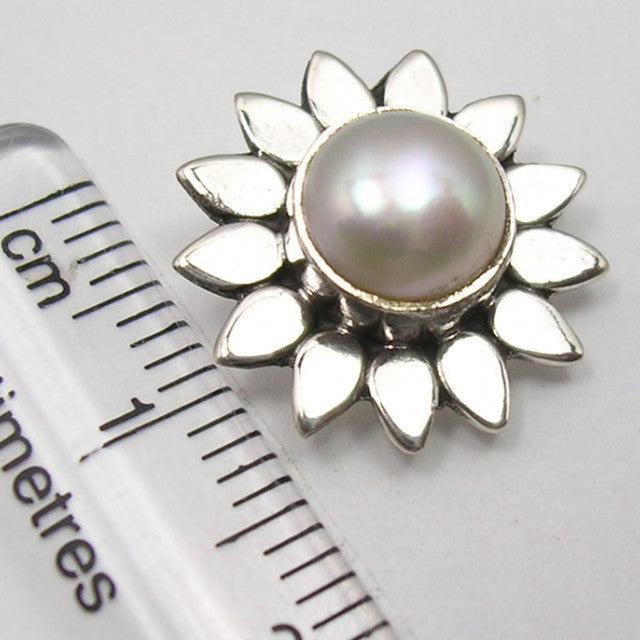 Cercei Argint 925 cu Perla Fresh Water, 1.5 cm lungime