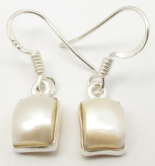 Cercei Argint 925 cu Perla Fresh Water, 2.7 cm lungime