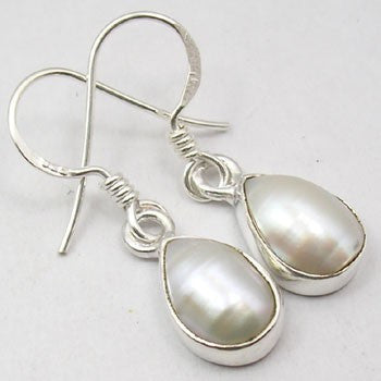Cercei Argint 925 cu Perla Fresh Water 2,9 cm lungime