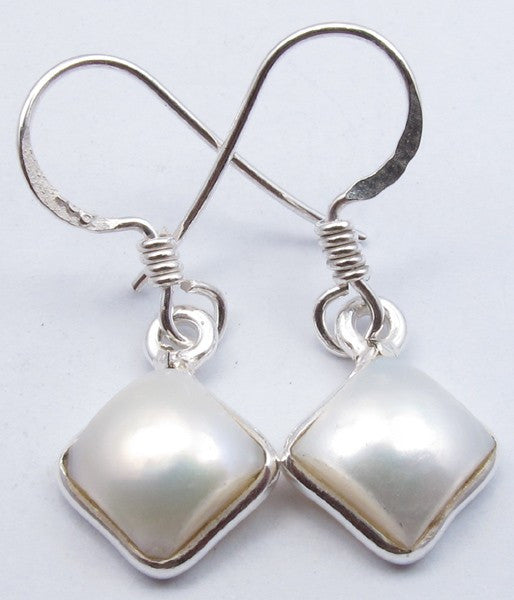 Cercei Argint 925 cu Perla Fresh Water, 2,9 cm lungime