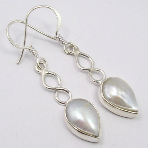 Cercei Argint 925 cu Perla Fresh Water, 4.1 cm lungime