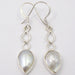 Cercei Argint 925 cu Perla Fresh Water, 4.1 cm lungime