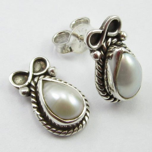 Cercei Argint 925 cu Perla FreshWater 1,4 cm lungime