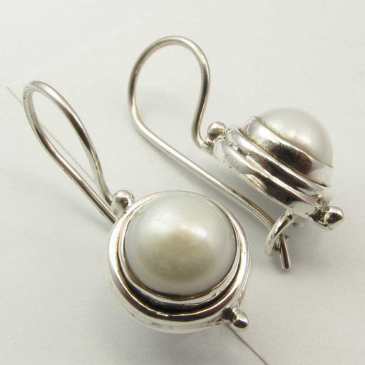 Cercei Argint 925 cu Perla FreshWater, 2.4 cm lungime