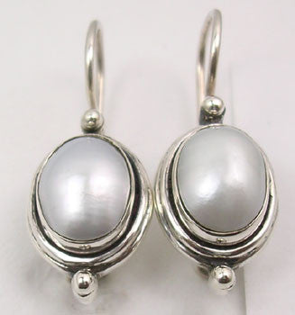 Cercei Argint 925 Cu Perla FreshWater, 2.5 cm lungime