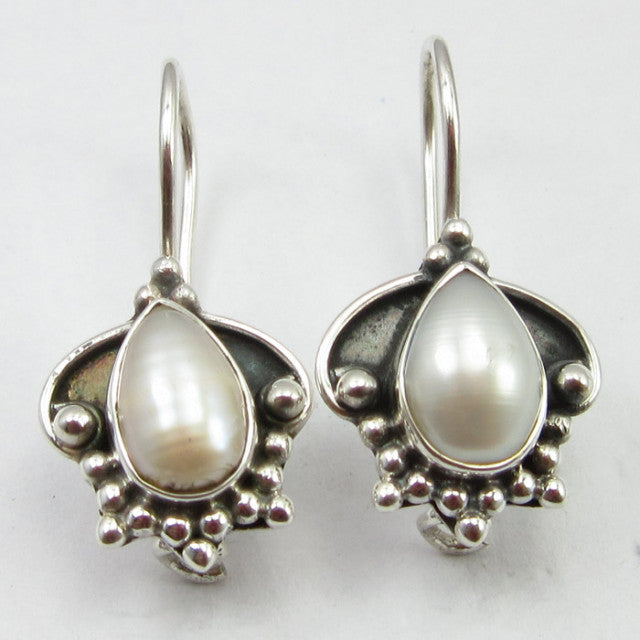 Cercei Argint 925 cu Perla FreshWater 2.5 cm lungime