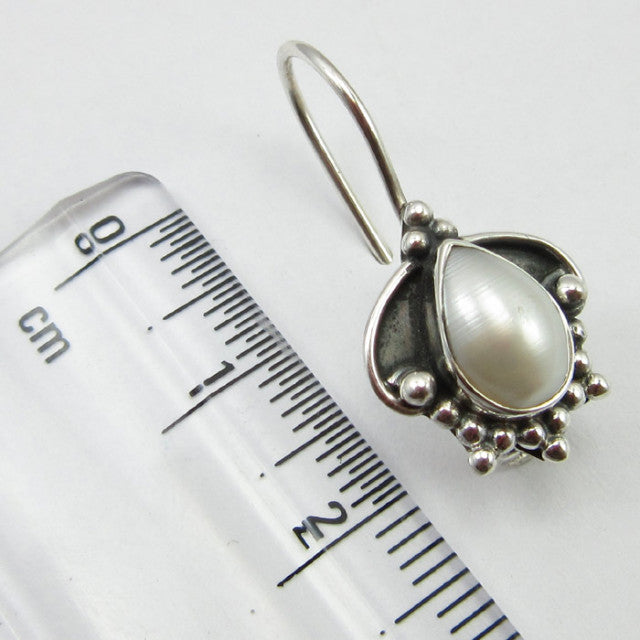 Cercei Argint 925 cu Perla FreshWater 2.5 cm lungime