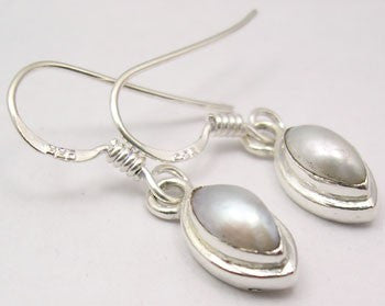 Cercei Argint 925 cu Perla FreshWater, 2.8 cm lungime