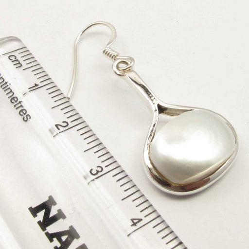 Cercei Argint 925 cu Perla FreshWater 3.9 cm lungime