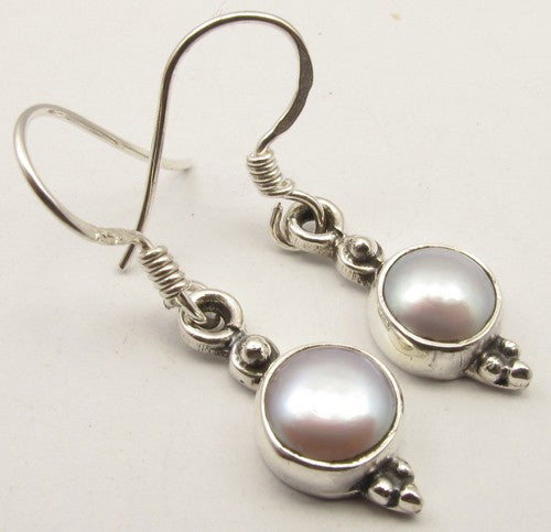 Cercei Argint 925 cu Perla FreshWater 3 cm lungime