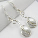 Cercei Argint 925 cu Perla FreshWater , 4.0 cm lungime