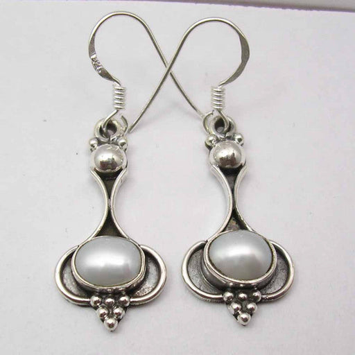 Cercei Argint 925 cu Perla FreshWater, 4.2 cm lungime
