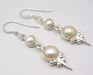 Cercei Argint 925 cu Perle FRESH WATER, 4,4 cm lungime