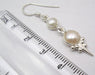 Cercei Argint 925 cu Perle FRESH WATER, 4,4 cm lungime
