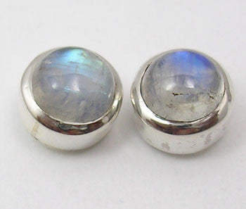 Cercei Argint 925 cu Piatra Lunii,0.8 cm lungime