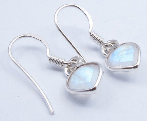 Cercei Argint 925 cu Piatra lunii, 2.6 cm lungime