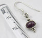 Cercei Argint 925 cu Rubin, 2.9 cm lungime