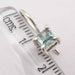 Cercei Argint 925 cu Topaz Albastru, 1.6 cm lungime