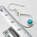 Cercei Argint 925 cu Turcoaz, 3.5 cm lungime