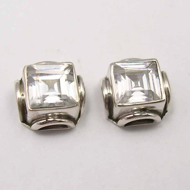 Cercei Argint 925 cu Zirconiu Cubic, 0.7 cm lungime