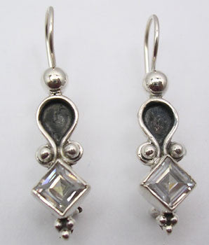 Cercei Argint 925 cu Zirconiu Cubic, 3,3 cm lungime