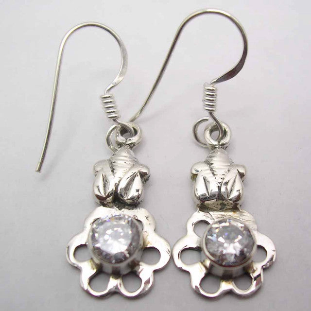 Cercei Argint 925 cu Zirconiu Cubic , 3.5 cm lungime