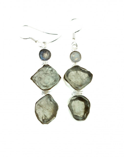 Cercei Argint cu Ametist Verde