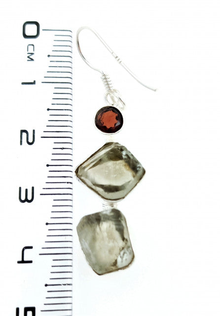 Cercei Argint cu Ametist Verde