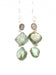 Cercei Argint cu Ametist Verde