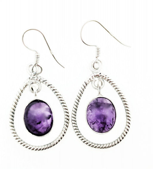 Cercei Argint cu Ametist