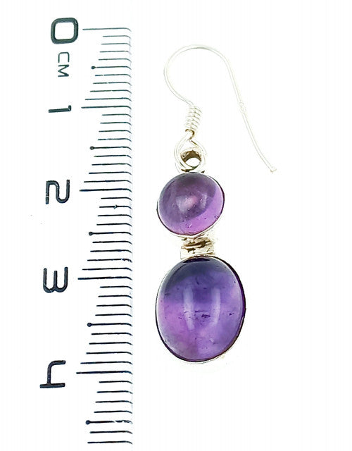 Cercei Argint cu Ametist