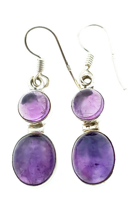 Cercei Argint cu Ametist