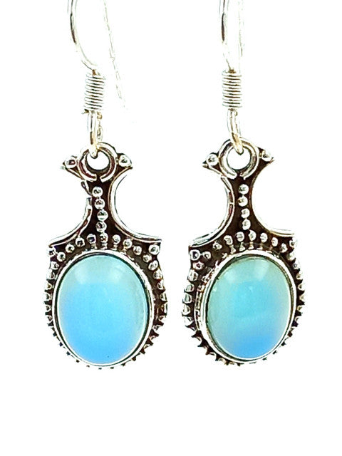 Cercei Argint cu Calcedonie