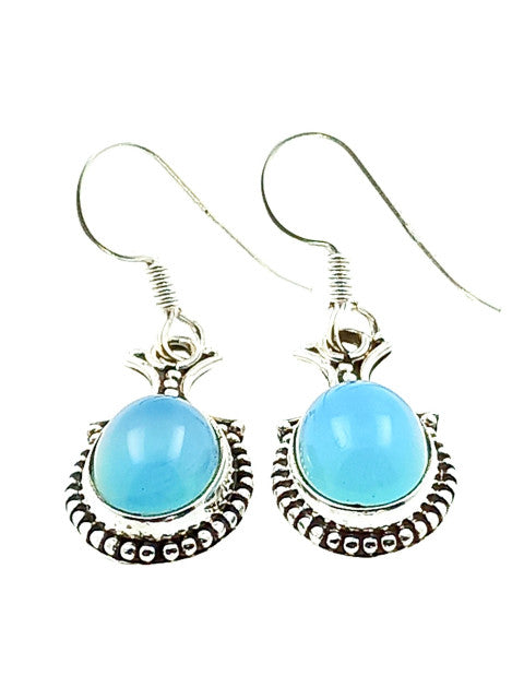 Cercei Argint cu Calcedonie