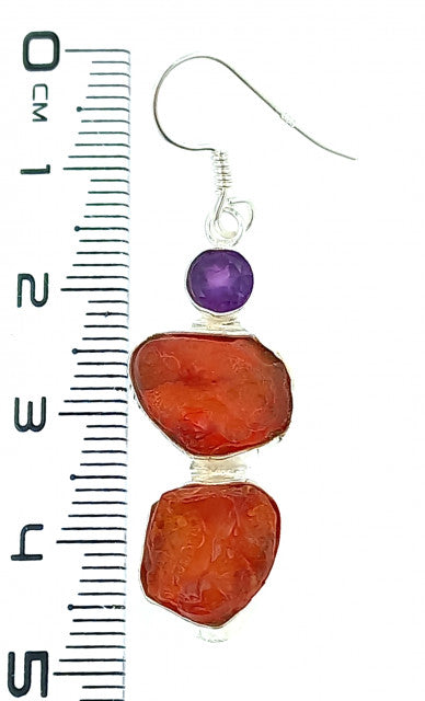 Cercei Argint cu Carnelian