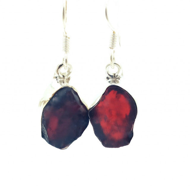 Cercei Argint cu Garnet