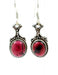 Cercei Argint cu Garnet