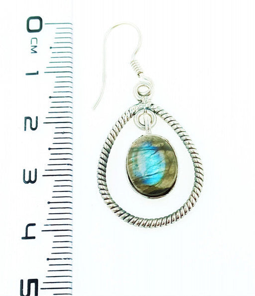 Cercei Argint cu Labradorit