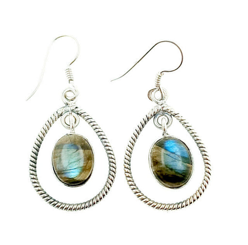 Cercei Argint cu Labradorit