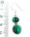 Cercei Argint cu Malachit