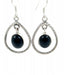 Cercei Argint cu Onix Negru
