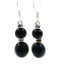 Cercei Argint cu Onix Negru