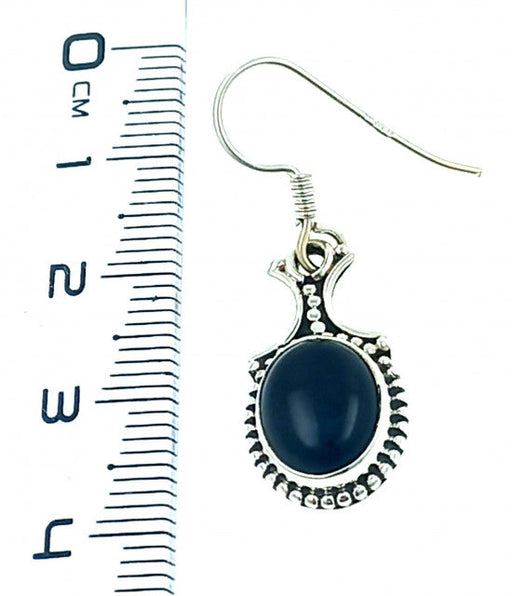 Cercei Argint cu Onix Negru